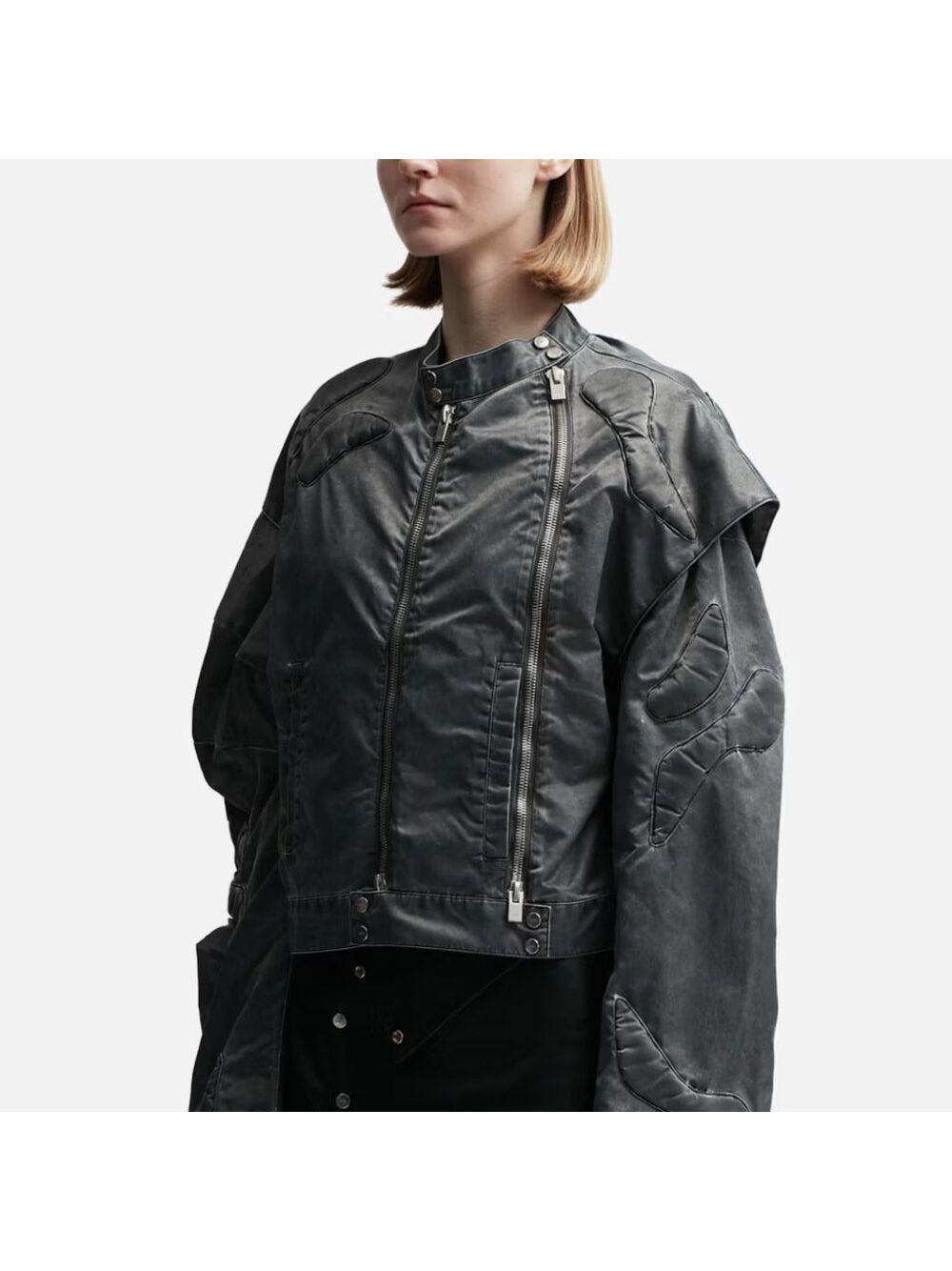 Nwt Heliot Emil Molded Biker Jacket — image 4 of 6